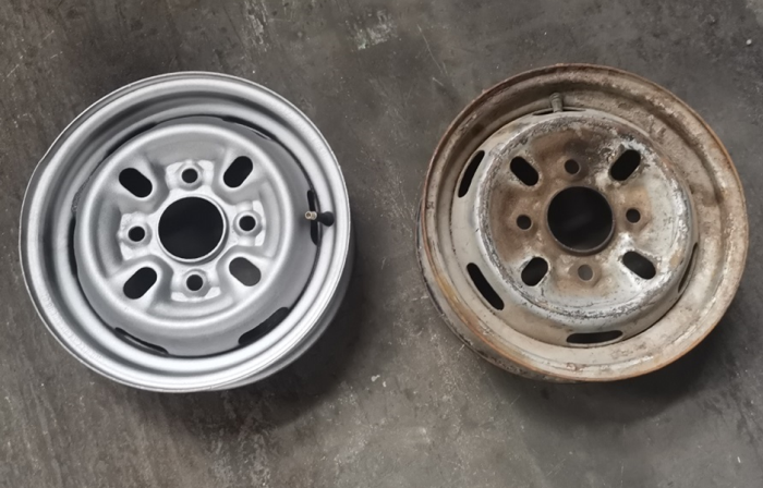 Фото готовой продукции оборудования для очистки метизов Q3210