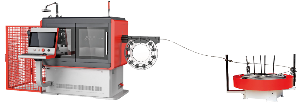 Станок для гибки проволоки с ЧПУ на пять осей WX-3D-51200